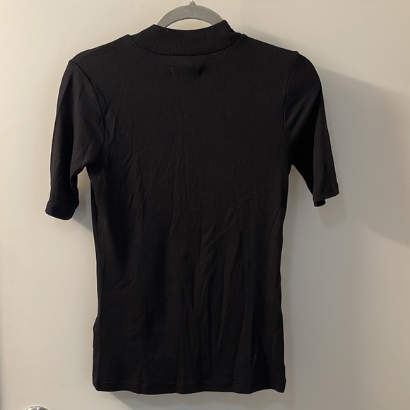 Madewell NWT mock turtleneck short sleeve - Picture 4 of 4